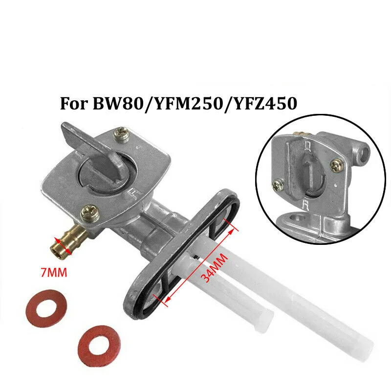 Válvula de Grifo de Combustible para Motocicleta Yamaha PW80 TTR125 DRZ400 50cc 90cc 110cc 125cc Big Wheel Pit Dirt Bike