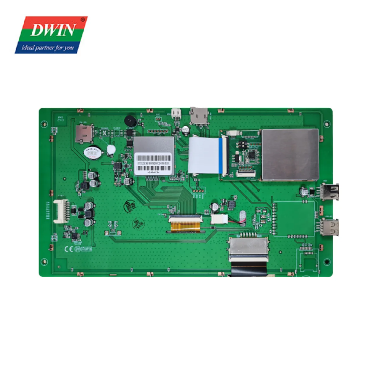 2026 10.1 Inch 1024*600 IPS TFT LCD Display HMI Skin Analysis 500mp USB Camera Beauty Application Enabling WIFI Video Playback
