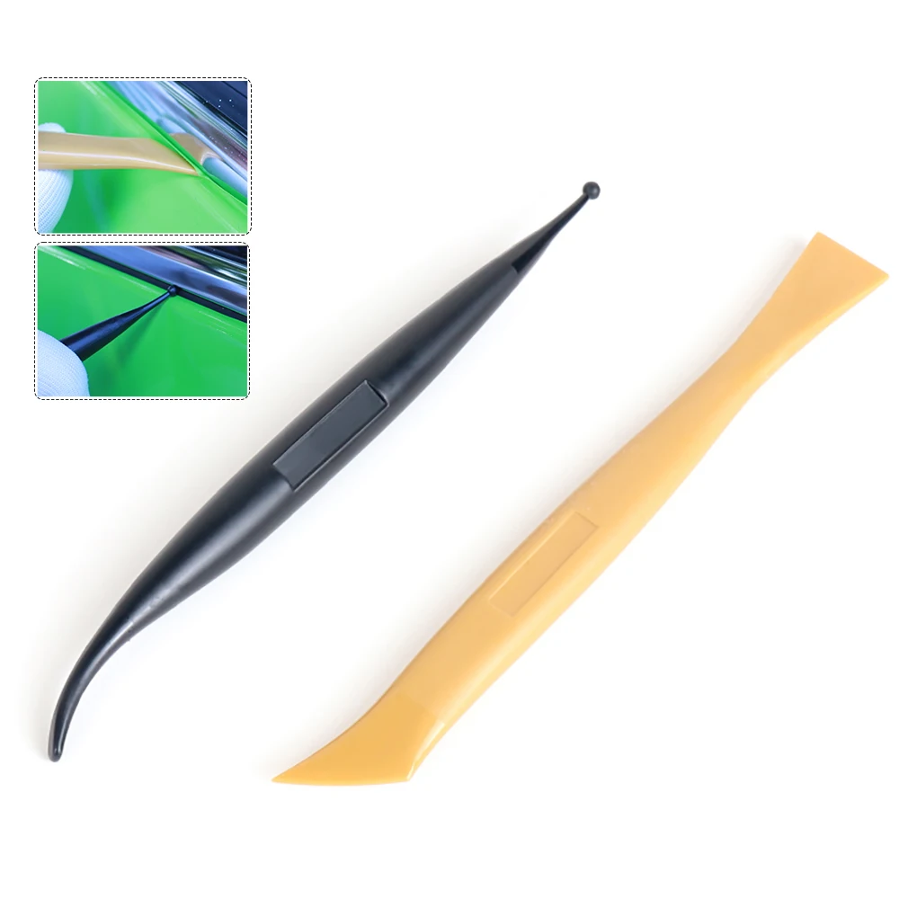 

2PCS/Set Car Vinyl Wrap Film Squeegee Scraper Kit Corner Edge-closing Tools for Auto Stickers Sticking Car Styling Accessories