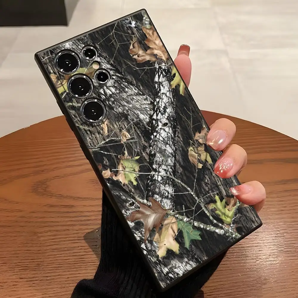 Deer Hunting Camo Phone Case For Samsung S23 Ultra S24 S22 S20 Fe S21 Plus Galaxy A54 A34 A24 A53 A13 A16 Back Cover