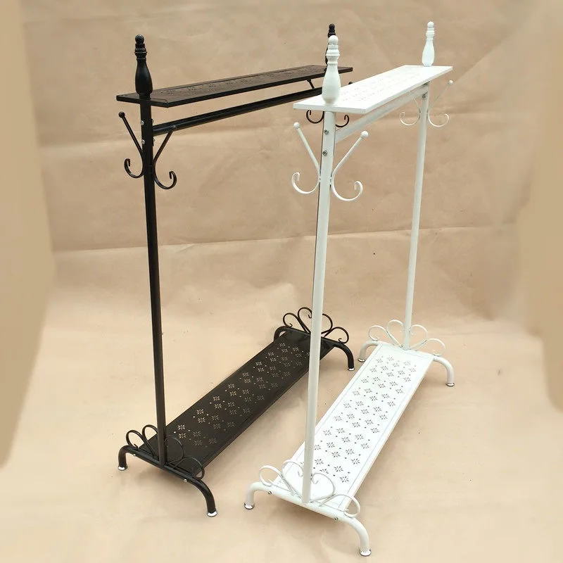 Clothing store display rack Floor-to-ceiling women's clothing store shelf display combination Side h