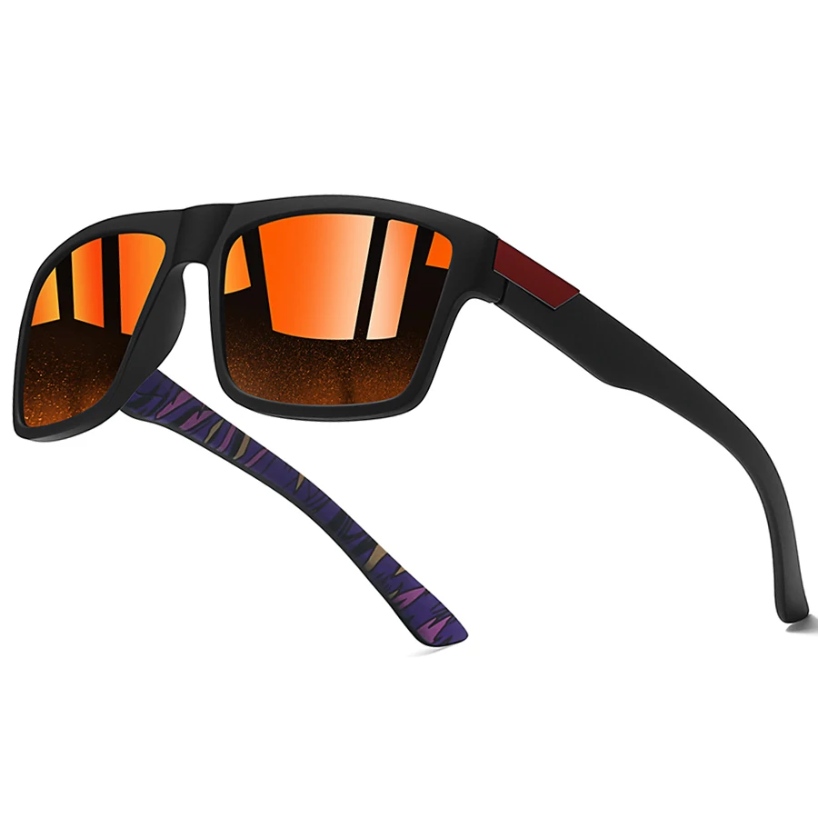 New Model Fashion Colorful Stripe Pattern Sunglasses Men Woman Casual Fishing Driving Vintage Brand Designer Travel Sun Glasses