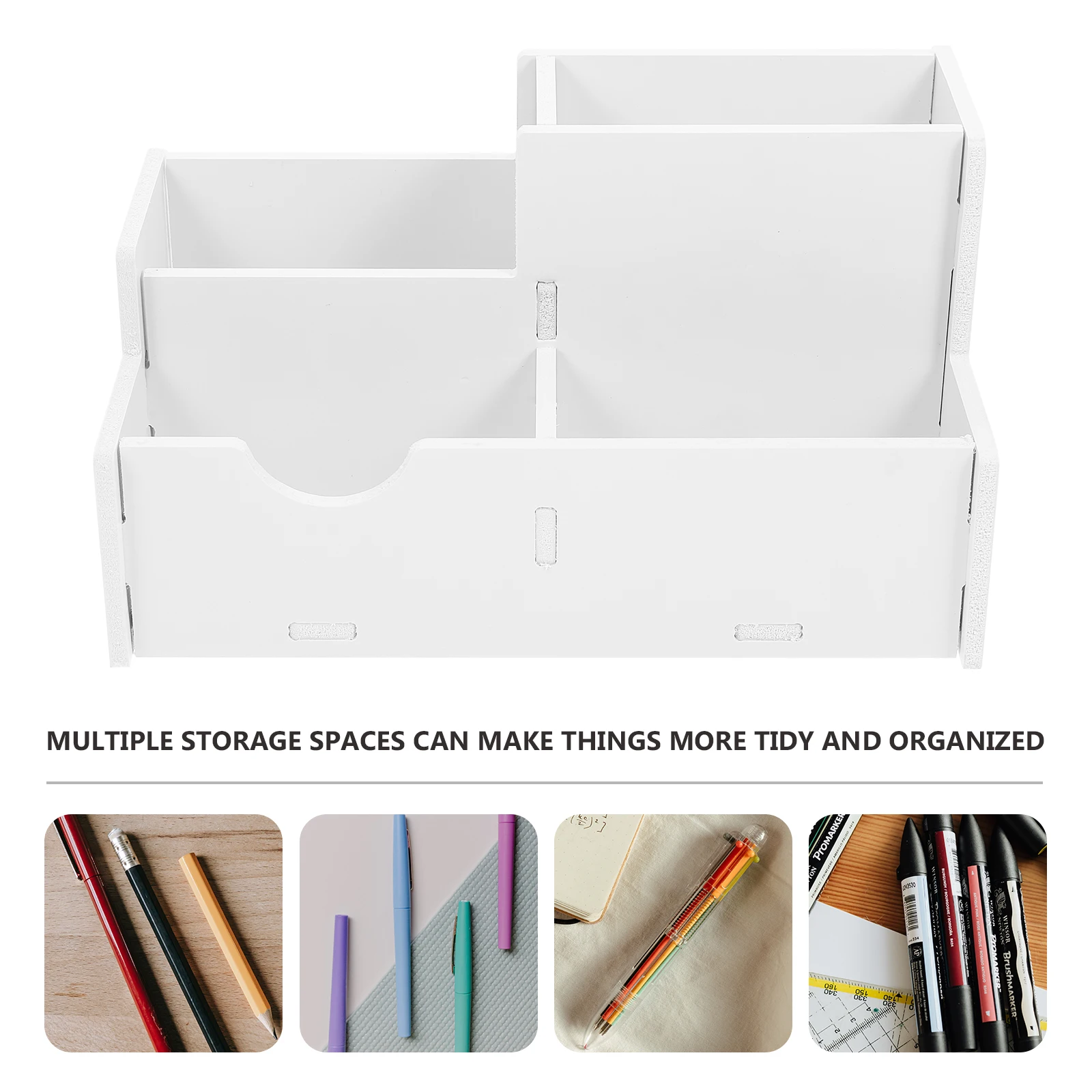 

Pen Holder Storage Rack Office Desk Home Sundries Container Desktop Supplies Organizers Household Pencil
