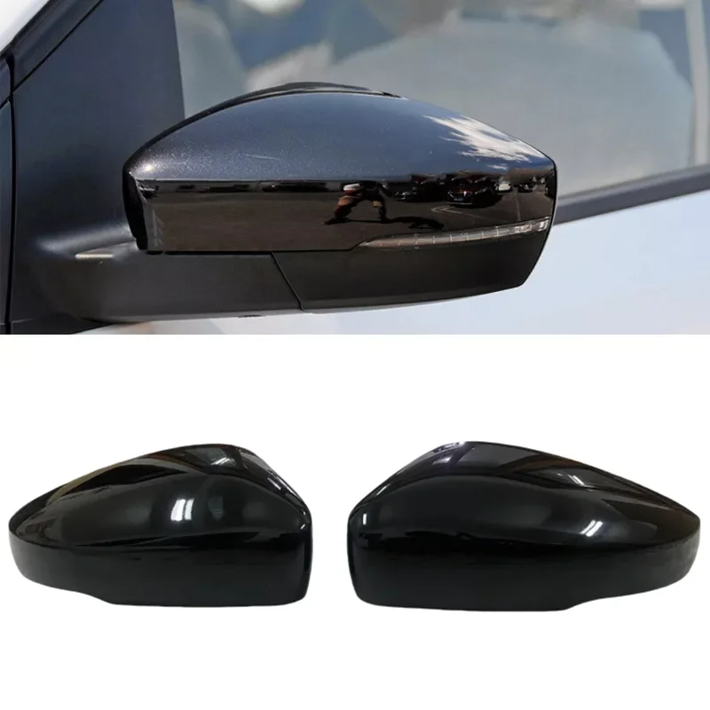 

For Volkswagen VW Polo MK5 6R 6C Side Rear view Mirror Cover Replacement Shell Trim Black Red Side Mirror Caps Accessories