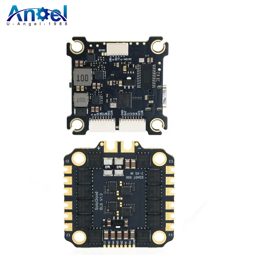 

SoloGood F405 V4 BLS 55A/60A 4in1 ESC FC & ESC Flytower 2-6S для дальнего действия 7 "8" 9 "10" FPV Запчасти для дронов для фристайла