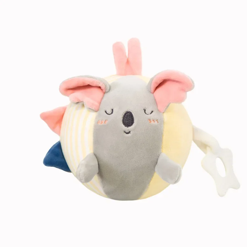 [Funny]Robot Koala Plush doll Toy Butterfly Rattle Comforter soothing baby Toy Baby Stuffed Animals doll Christmas Gift For Kids