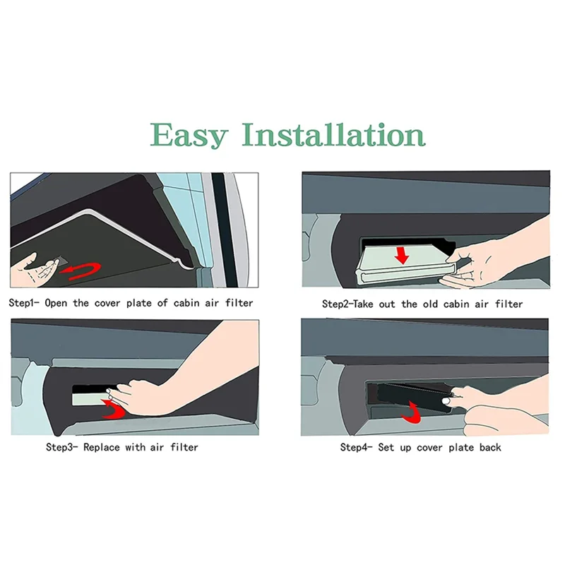 A80X-2Pcs Car Cabin…