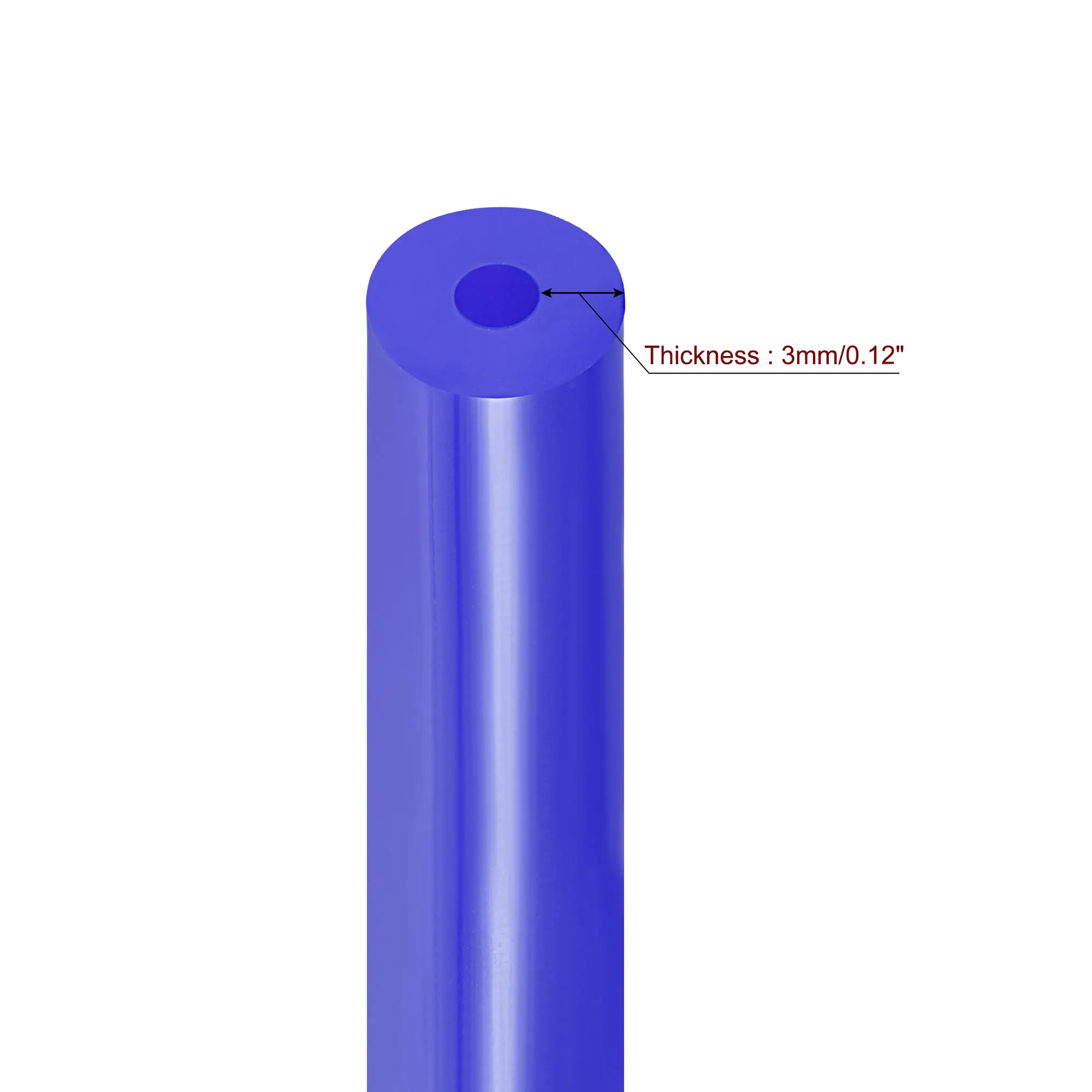 Imagem -04 - Mangueira de Vácuo de Silicone para Motor Intercooler Pipe Tubo de Sílica Gel Tubo de Silicone Preto Azul Vermelho Autopeças 1.5m mm mm mm 12 mm