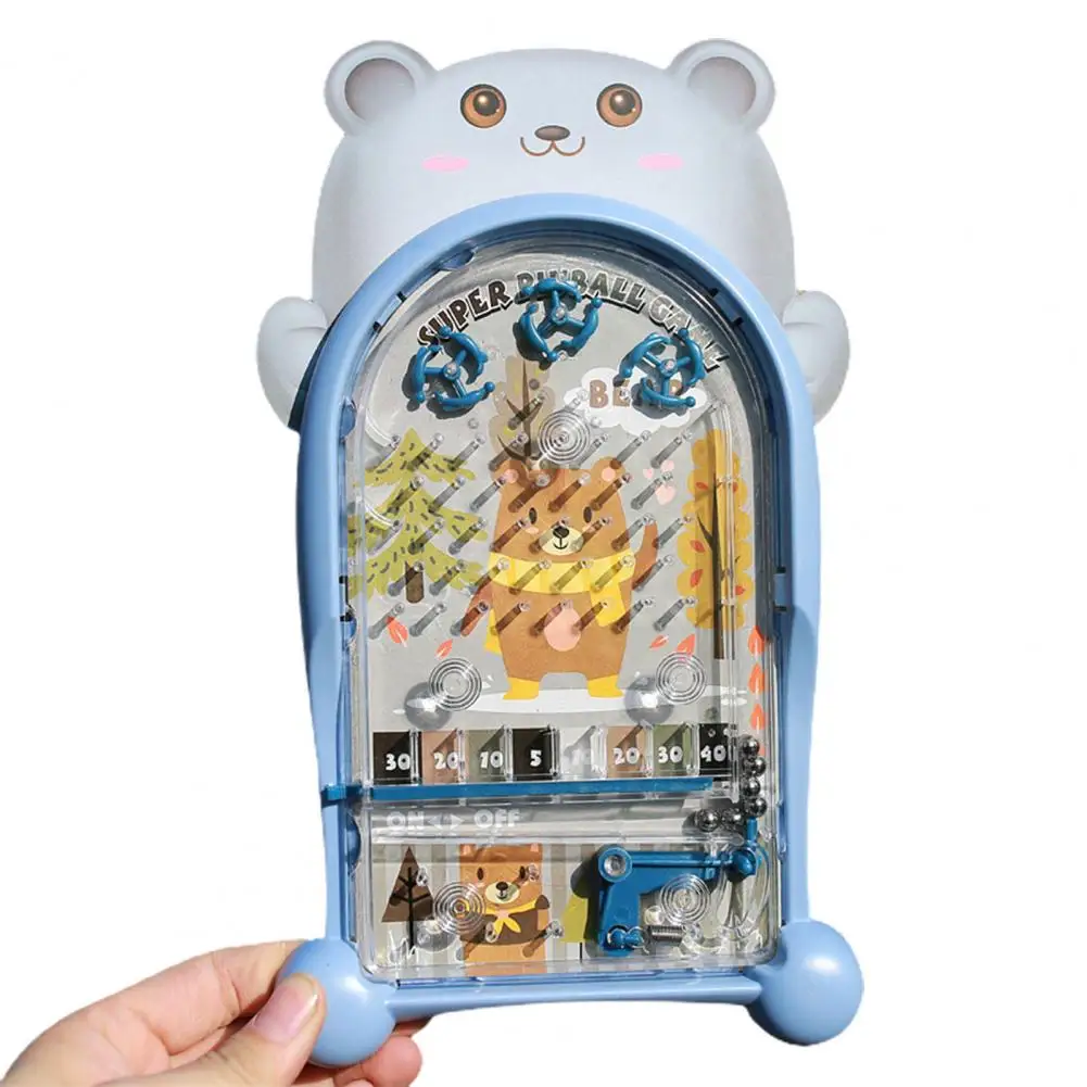 Pinball Game Machine Table Shooting Board Games Educational Interactive Cute Animal Frog Pinball Classic Toy Mini Pinball