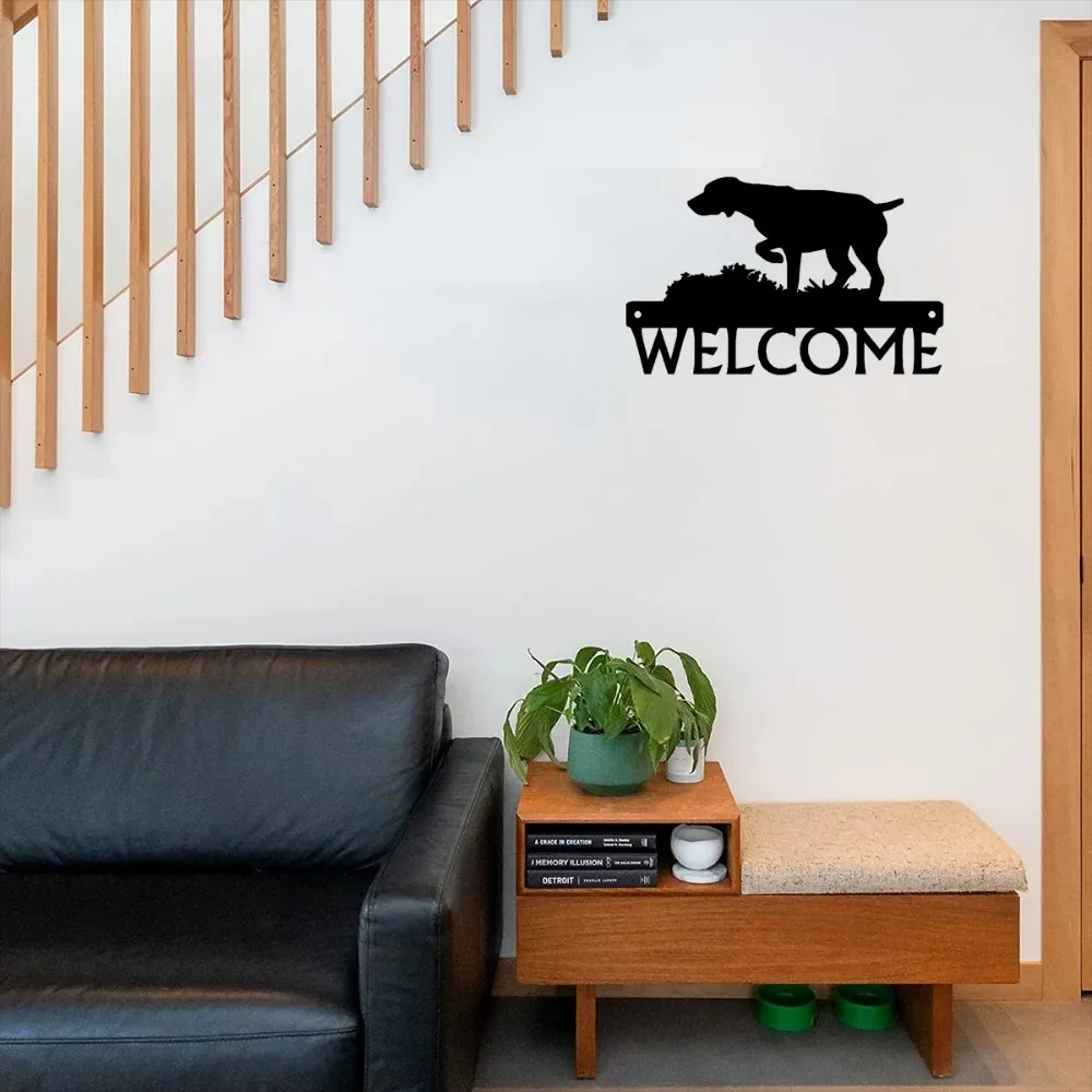 German Shorthaired Pointer Aluminum Wall Art, Metal Dog Decor Sign for Home, GSP Gift view 6