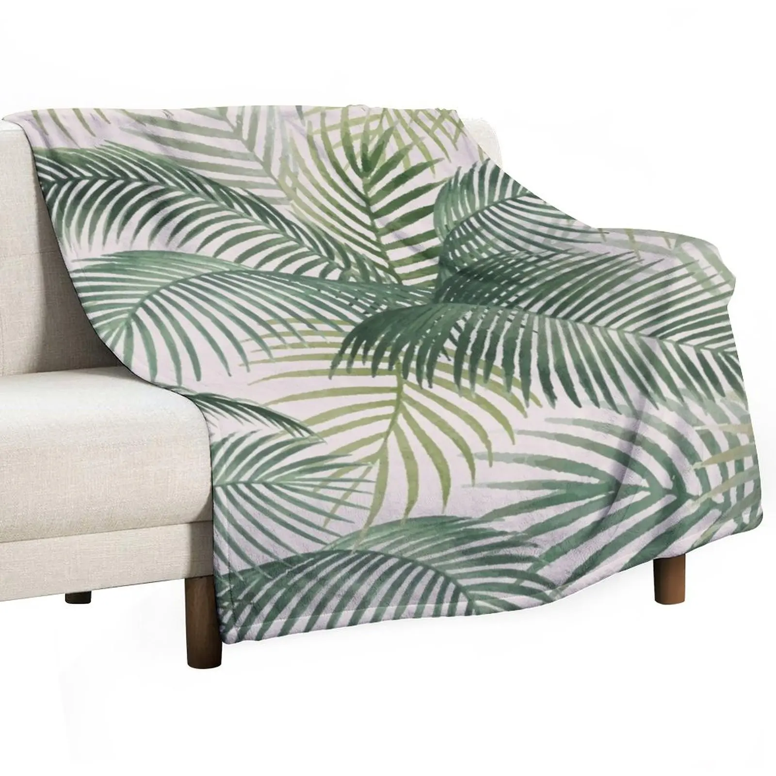 

Fern Throw Blanket warm for winter Flannels Sofas Hairys Blankets