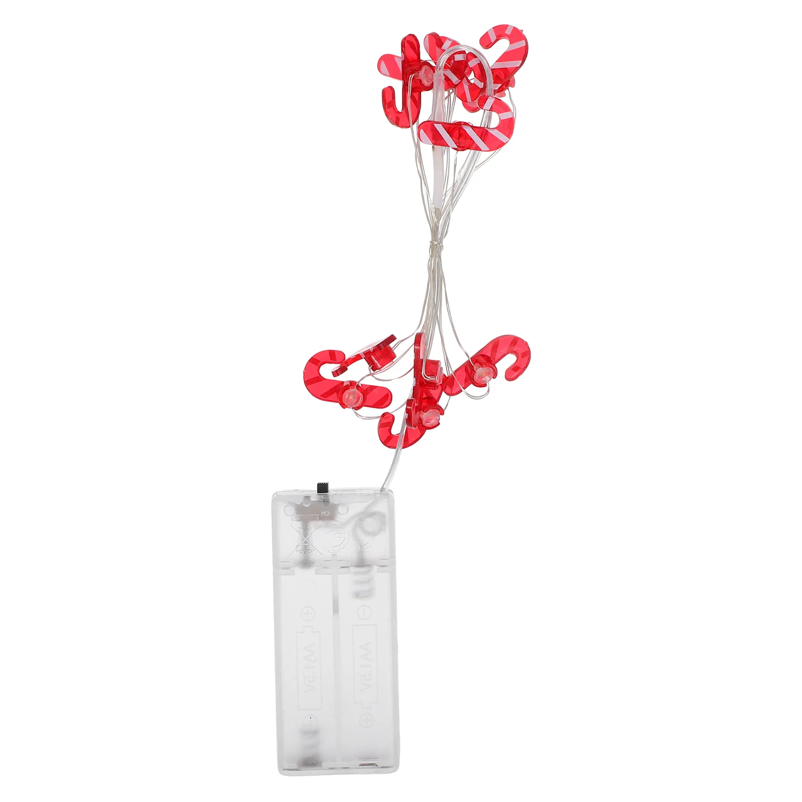 

1m Copper Wire Candy Cane String Lights LED Christmas Decoration Indoor Outdoor Yard Tree Lights Operated Festive