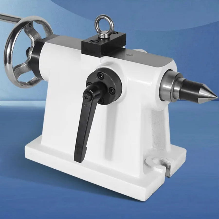 NEW-Four axis tailstock indexing head heavy-duty fast instrument lathe manual rotation tailstock CNC pointed needle