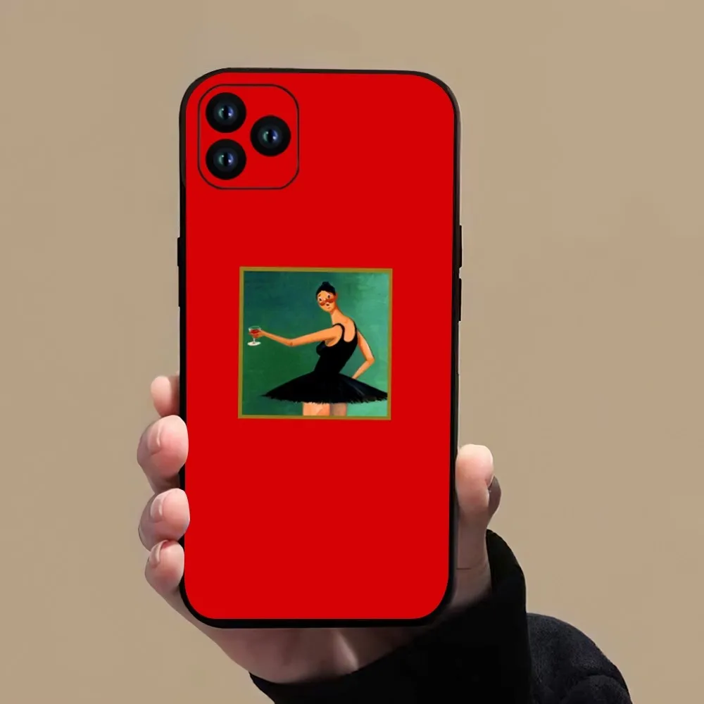 My Beautiful Dark Twisted Fantasy Ye Phone Case For iPhone 11 12 13 14 15 Mini Pro XS Max X S Plus XR Shell