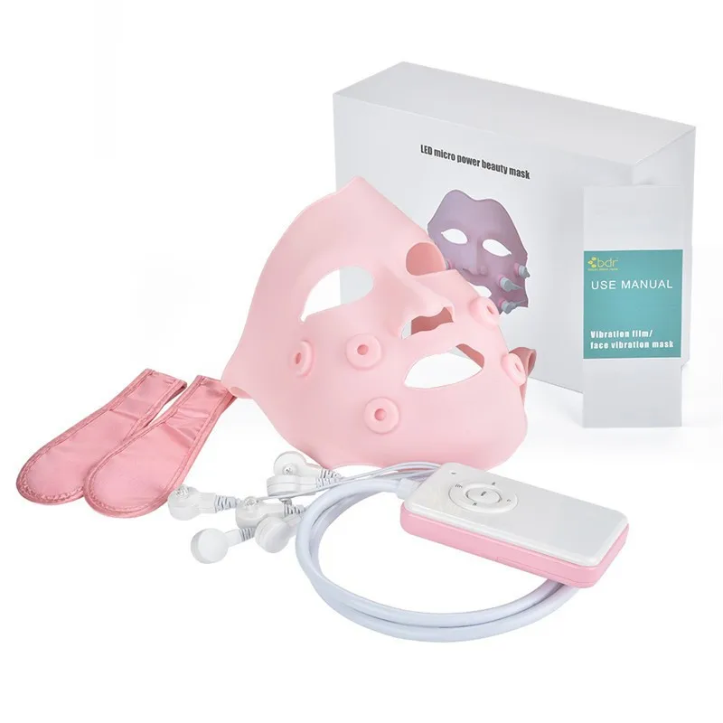 2 Packs, Vibration Massage Mask, Facial Beauty Instrument, Mask Instrument, Massage Photon Skin Rejuvenation Mask