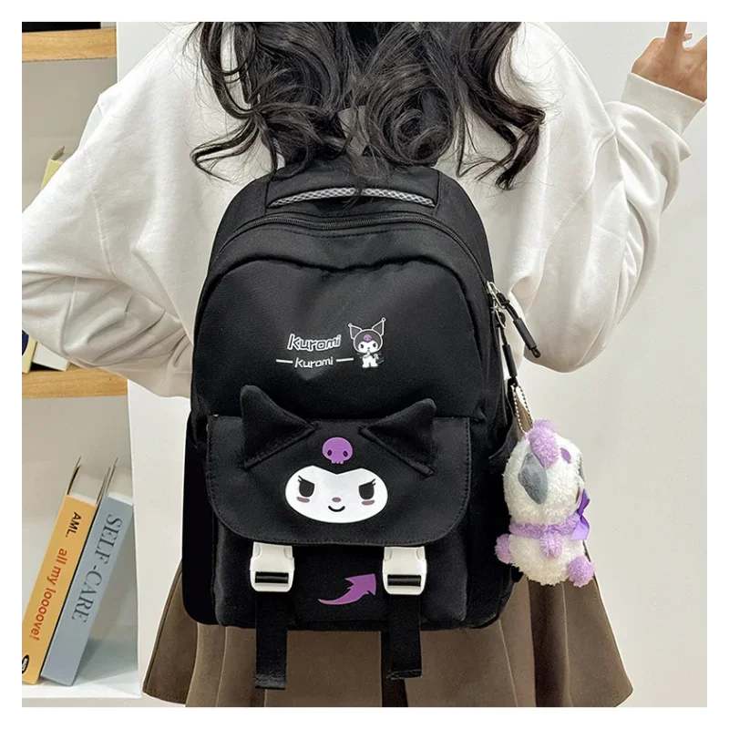 Sanrio Kulomis neue süße Mädchen Wind Jade Zimt Hund ist einfach und niedlich Rucksack mit großer Kapazität.