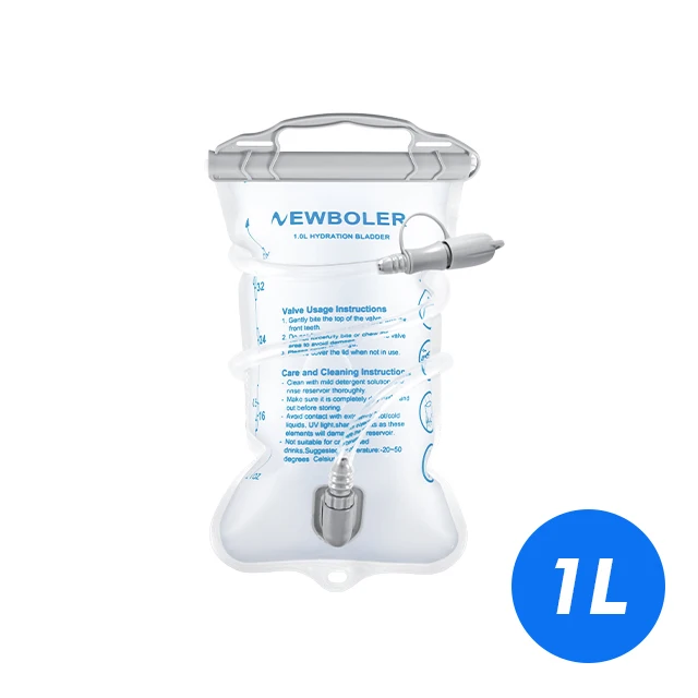 NEWBOLER Wasserbeutel Reservoir Wassernachfüllbeutel Aufbewahrungsbeutel Ohne Bisphenol 1L 1,5L 2L 3L Lauf-Sport-Tankrucksack