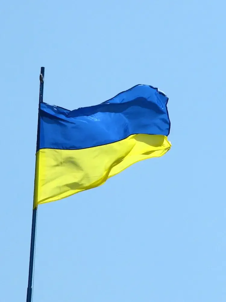 Ukrainian Flag Banner Polyester 60x90cm 90x150cm National Country Flags for Decorations Events Parties