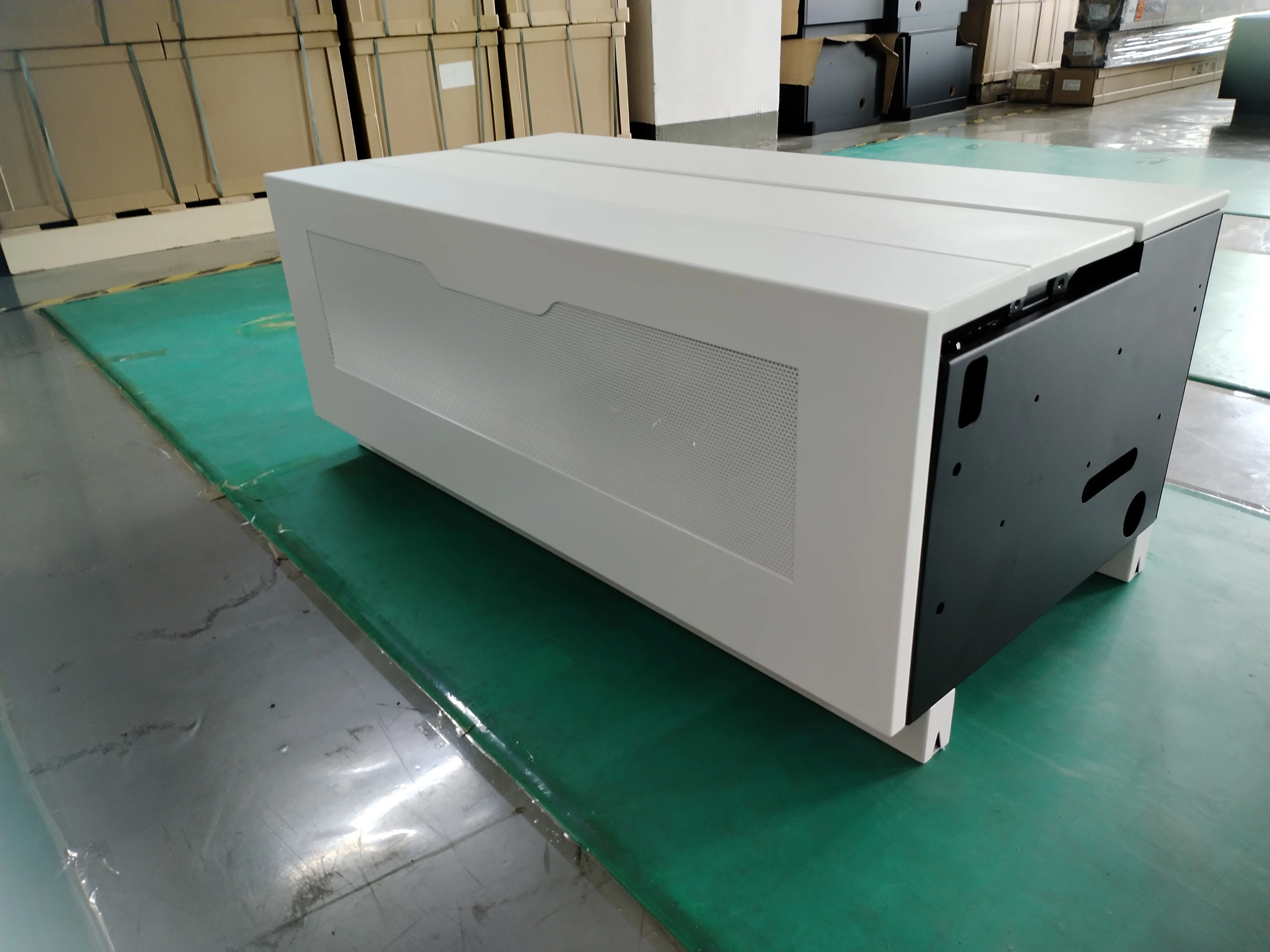 ODM/OEM Smart UST Laser Projector Cabinet Living Room TV Stand Home Theater Projector Sliding Tray Stand
