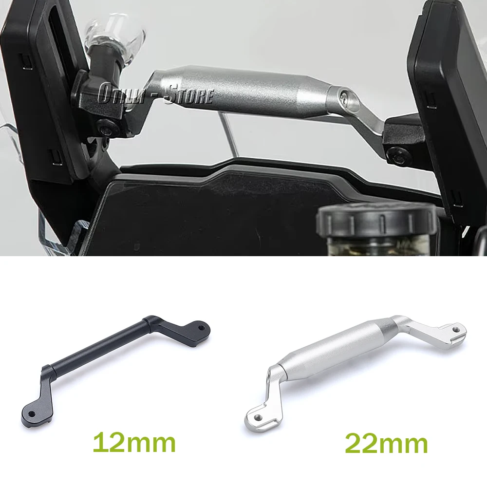 

For Tiger 1200 Tiger1200 TIGER 1200 TIGER1200 GT PRO 2023- New GPS Navigation Plate Bracket Windshield Stand Mobile Phone Holder