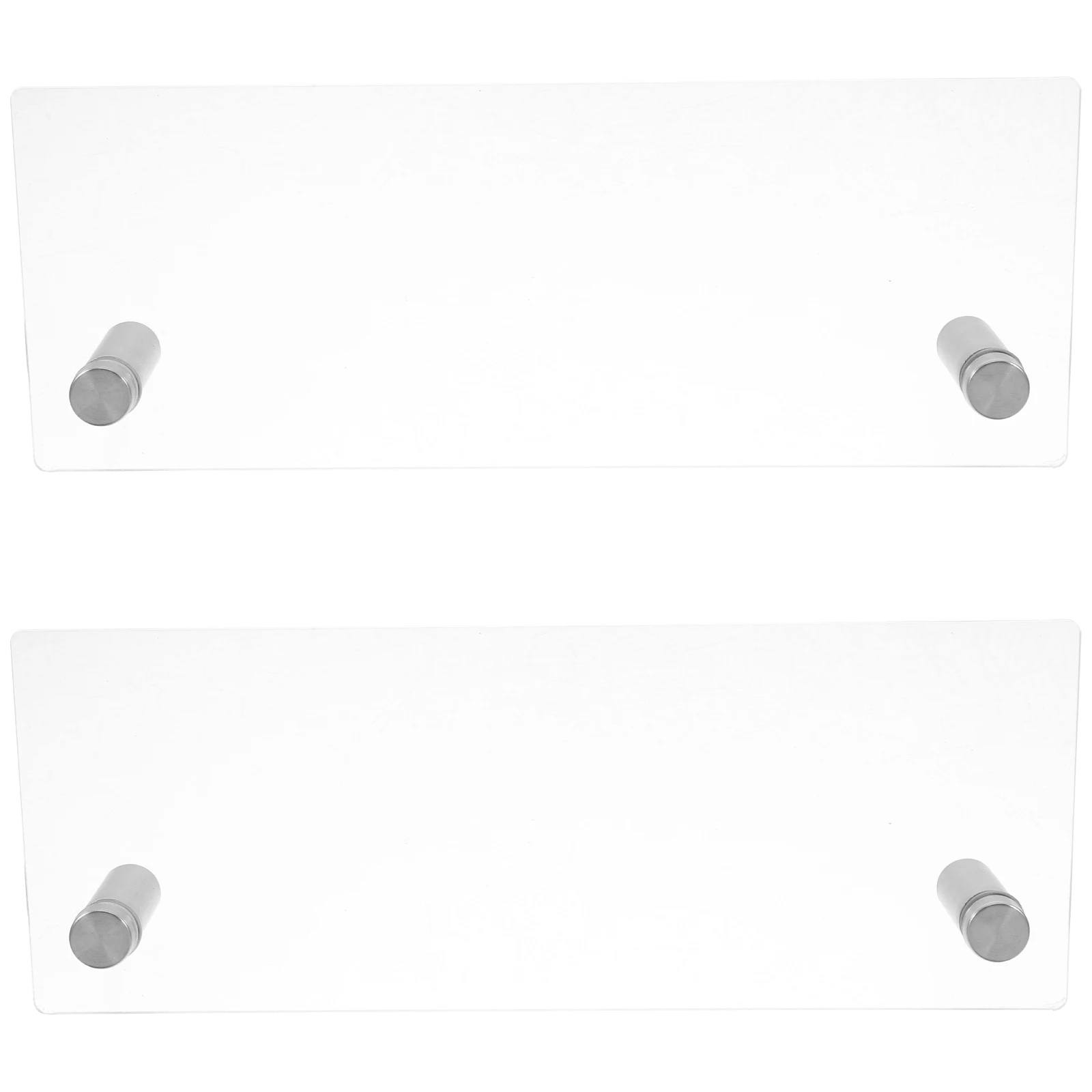 2Pcs Desk Name Display Plate Versatile Business Card Desk Rack for Office Conference Room Exhibition Use Office Card Stand Plate