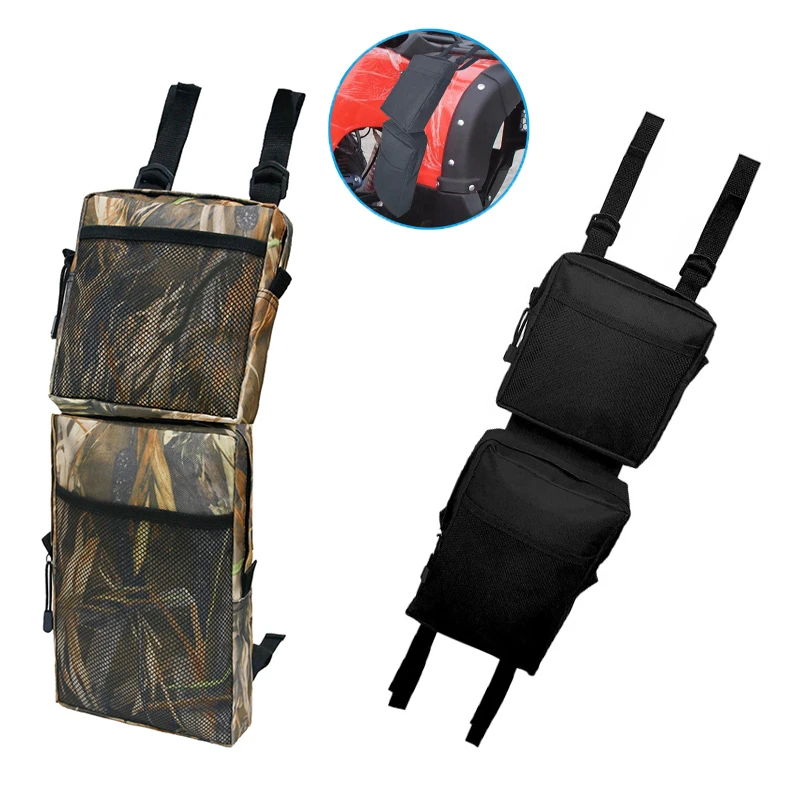 

2 Pcs 600d Motorcycles Saddlebags Oxford Atv Fender Bags Storage Hunting Bag Motorcycle Accessories Tank Saddle Bags Cargo