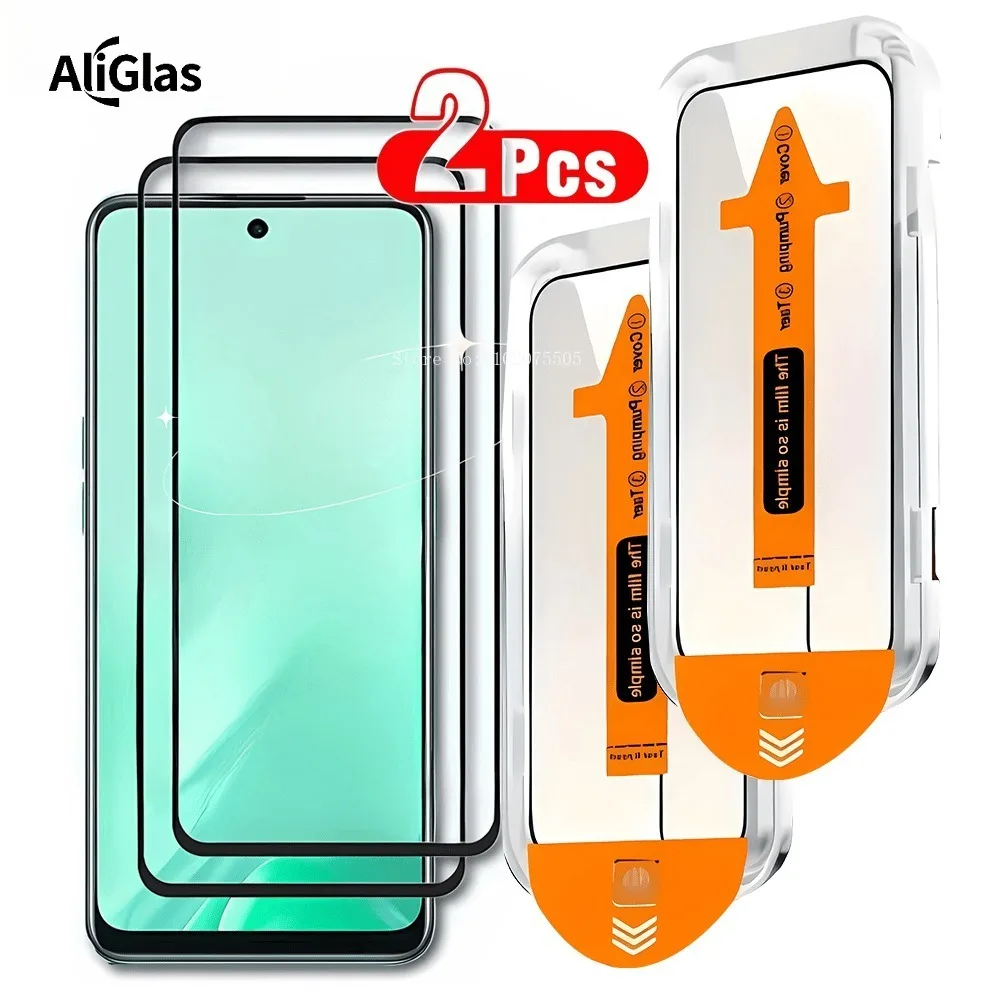 

2 шт., одно щелчка, без пыли, HD закаленное стекло, пленка для Xioami F8 Ultra, защитные пленки для экрана Xiaomi Poco F8 Pro, защита от отпечатков пальцев