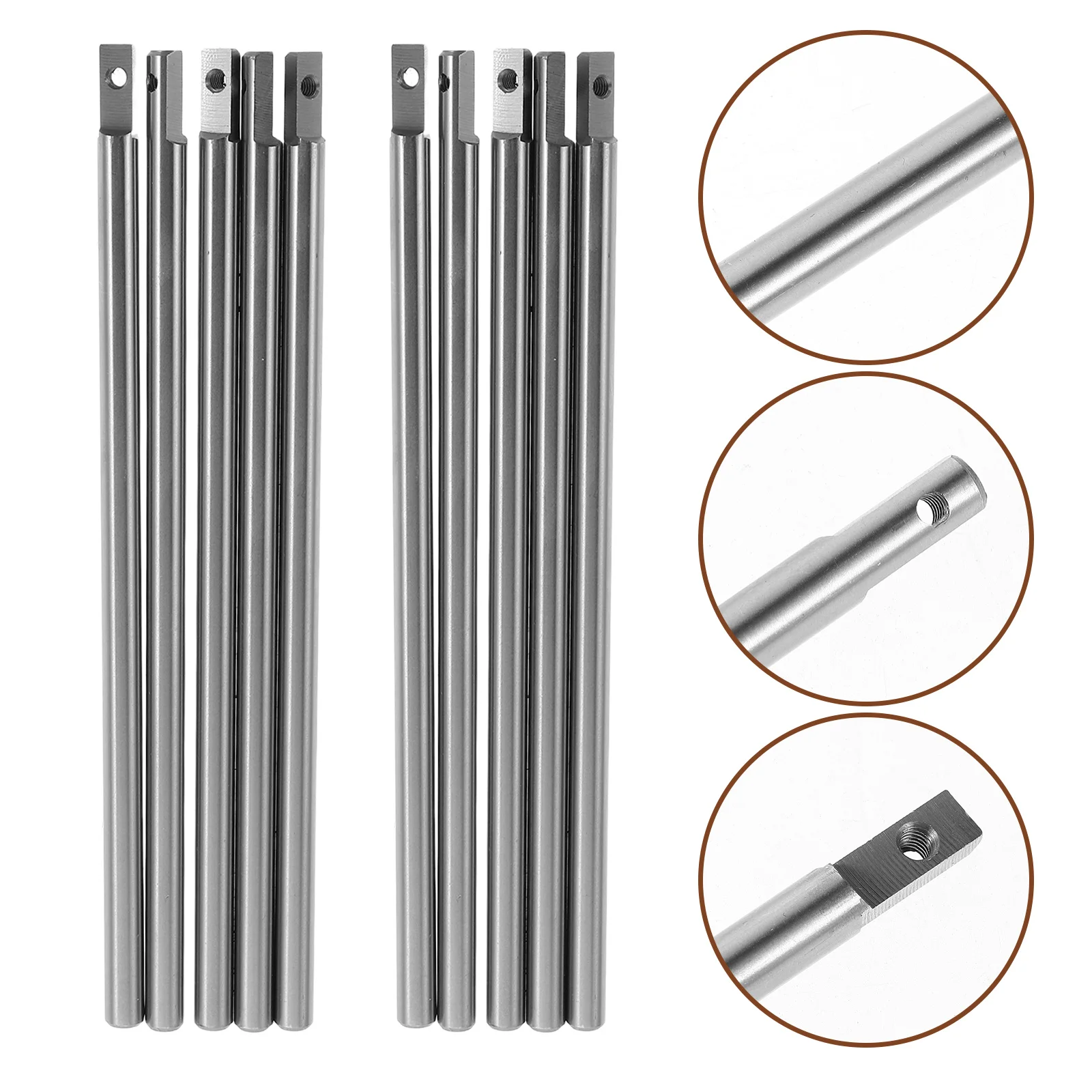 

10Pcs Durable Metal Presser Foot Bar for Vintage Treadle Machines Precision Engineering Versatile Fabric Support Easy