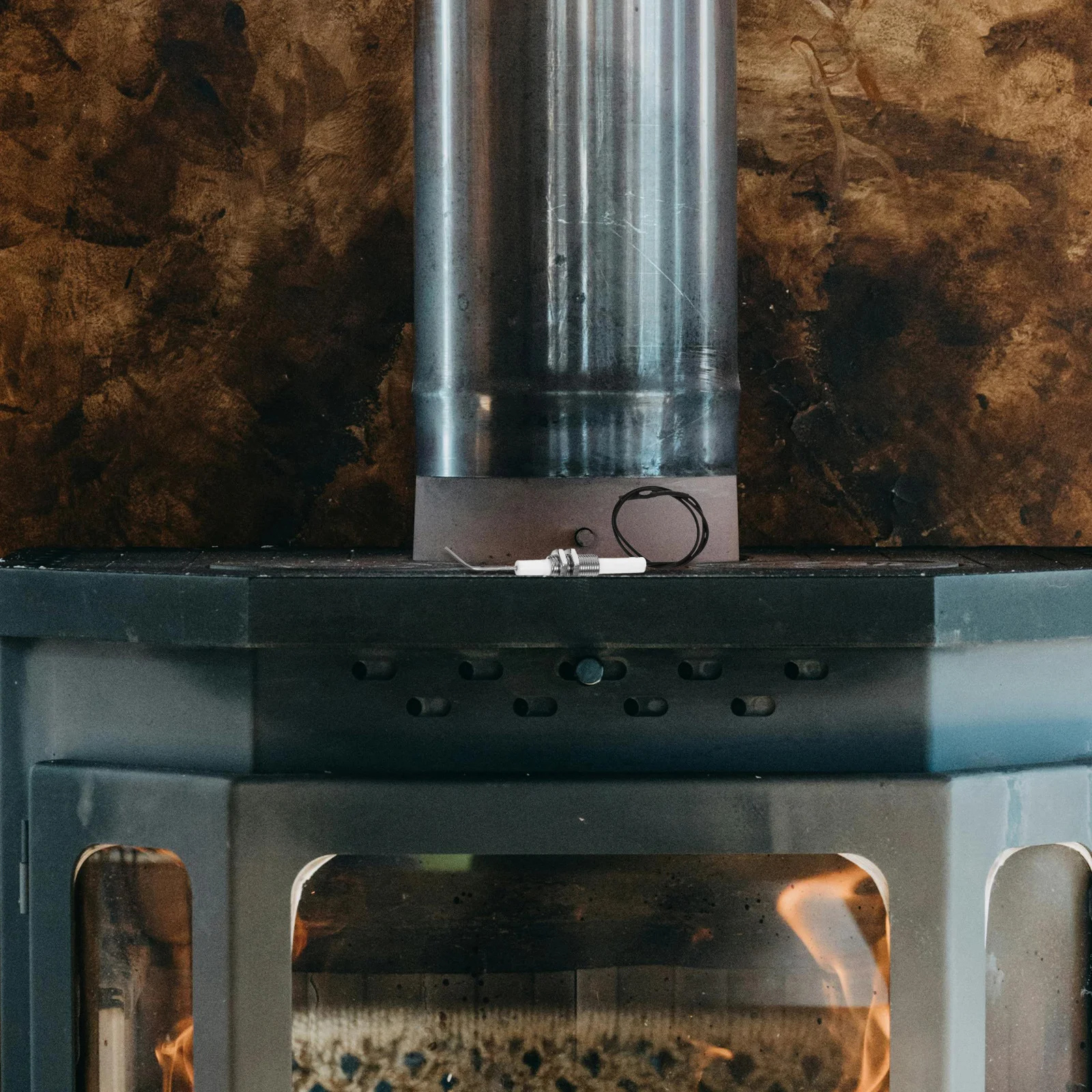 

2Pcs Gas Grill Igniter Needle Universal Replacement Ceramic ABS Copper Parts for Bbq Stove Outdoor Kitchen Ignition Device M10x1