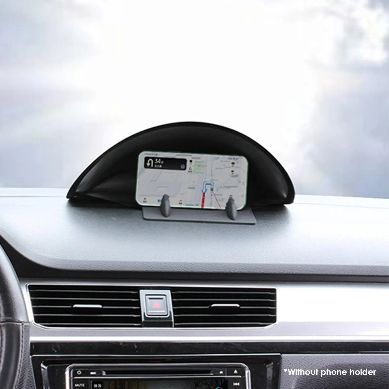 Car GPS Navigation Sunshade Visor Cover Sun Shade Barrier foldable storage reduce glare Auto Interior Accessories