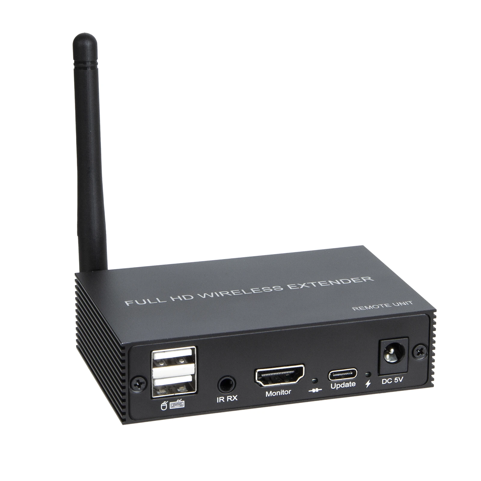 200M Wireless HDMI KVM Extender Transmitter Receiver, Audio Video Adapter Support USB Keyboard Mouse for Laptop PC To TV