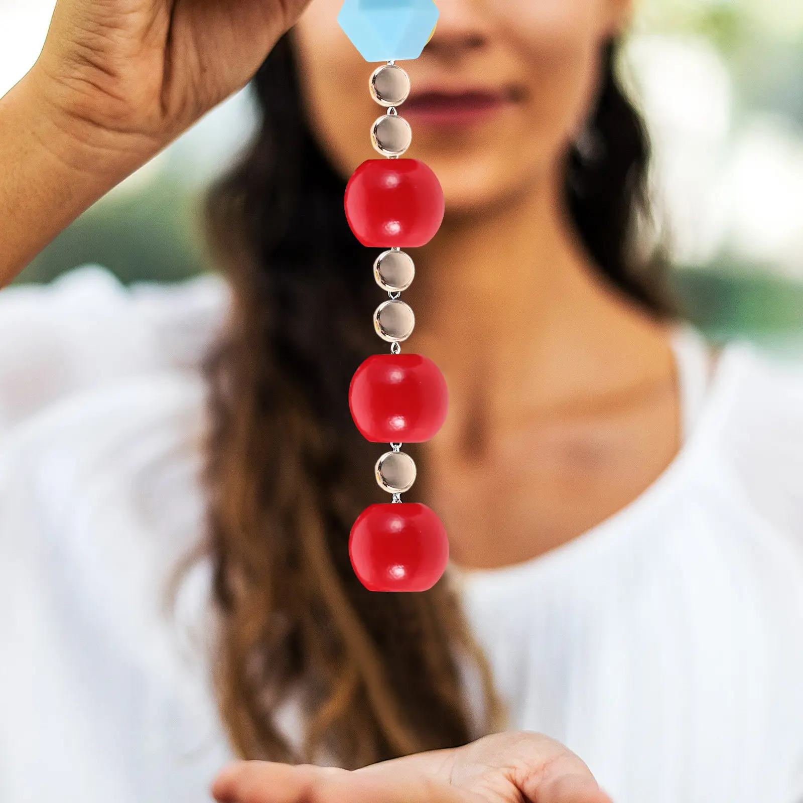 

18-Grid Resin Spacer Beads Kit - Multi Shape Decorative Beads for DIY Bracelets Necklaces Crafting Valentine Jewelry Making