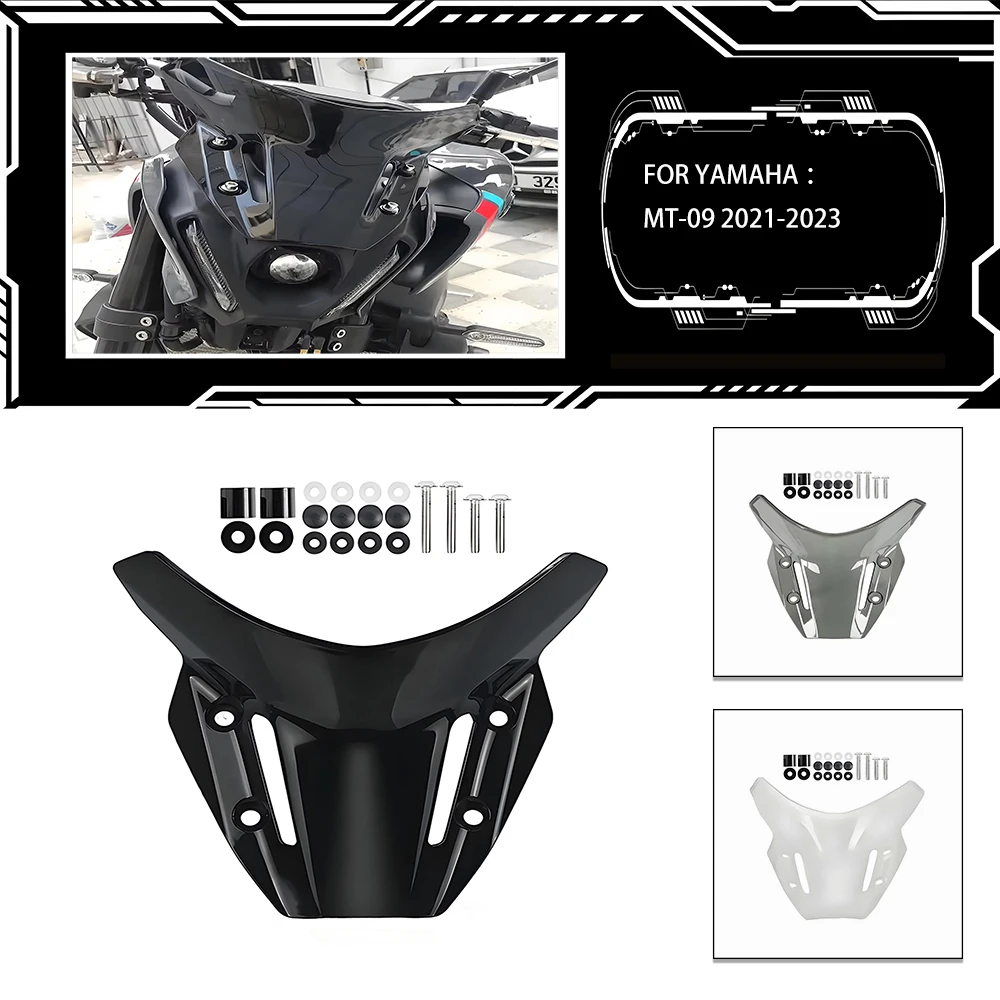Suitable for 2021-2023motorcycles Yamaha MT-09 FZ-09 MT-09 SP,aftermarket windshield protector to enhance your riding experience