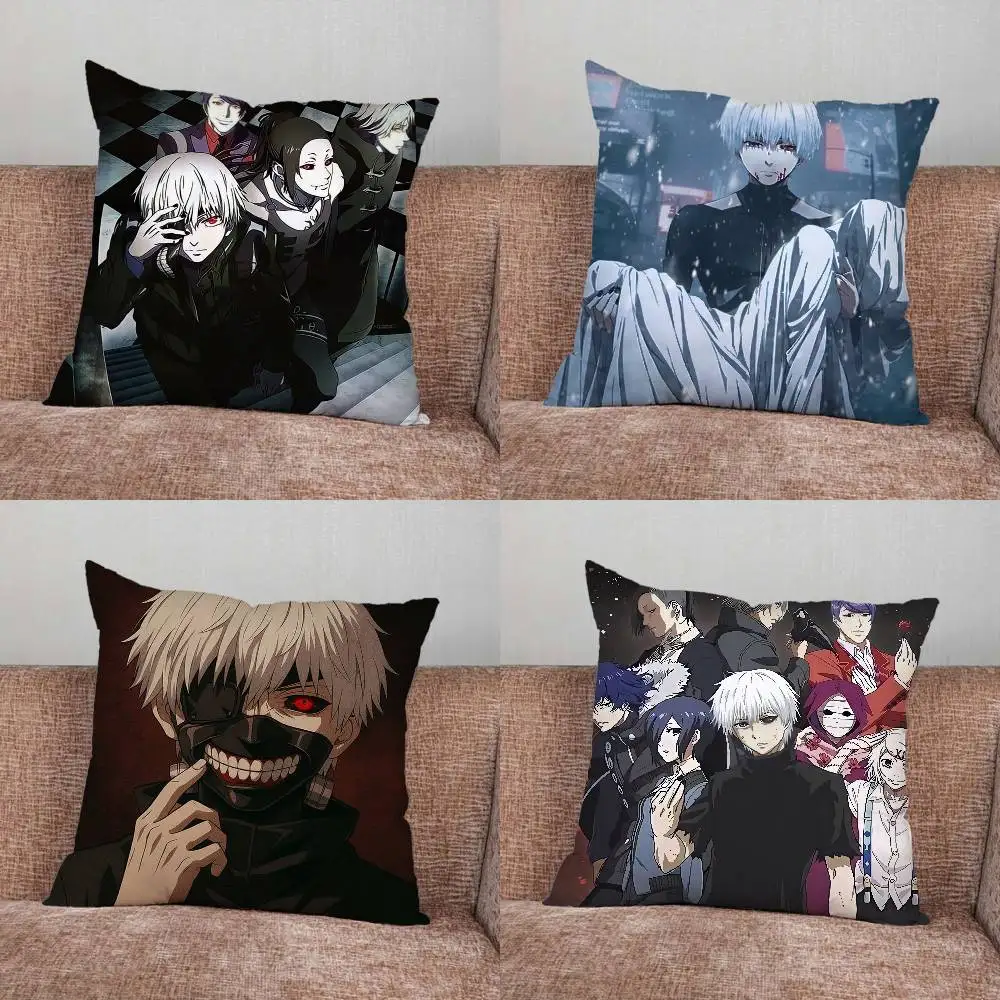 

T-Tokyo Ghoul Anime Pillow Case Pillowcase Home Sofa Cushions Car Cushions Pillowcover Office Pillowshell Pillow