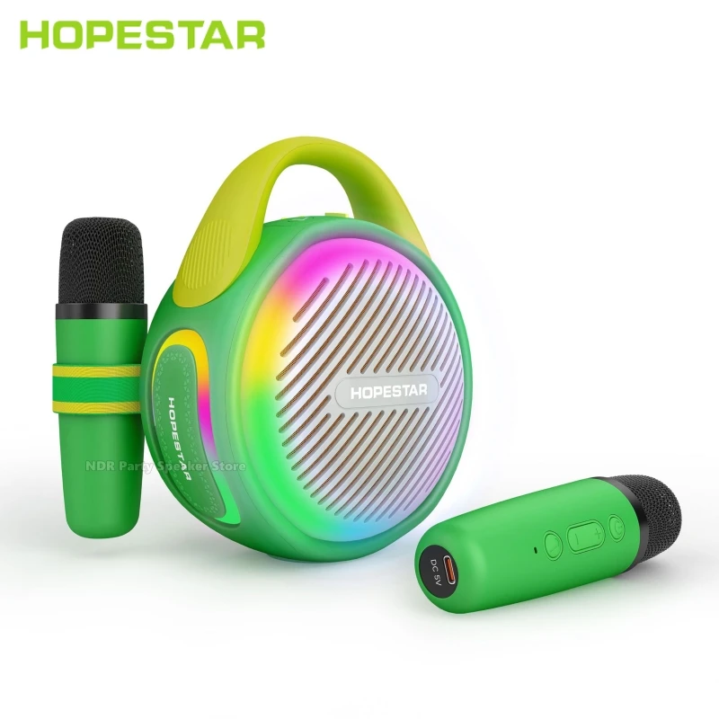 2025 Hopestars 20W BlueTooth Speaker Original With Microphone Wireless Dj Bass Outdoor Kids Party Karaoke Speakers Audio System