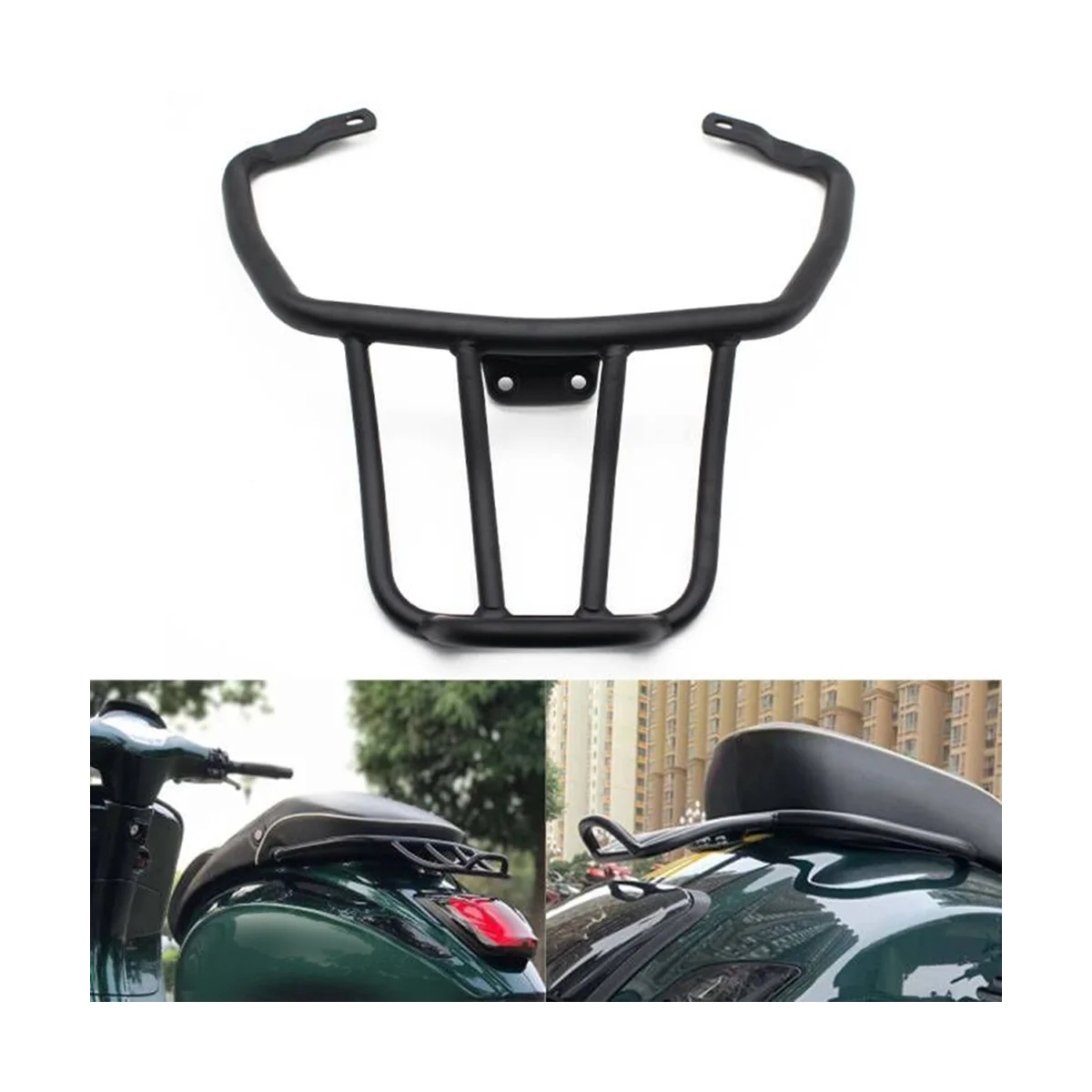 Motorcycle Rear Luggage Rack Bracket Cargo Rack for Piaggio VESPA Sprint Primavera 150