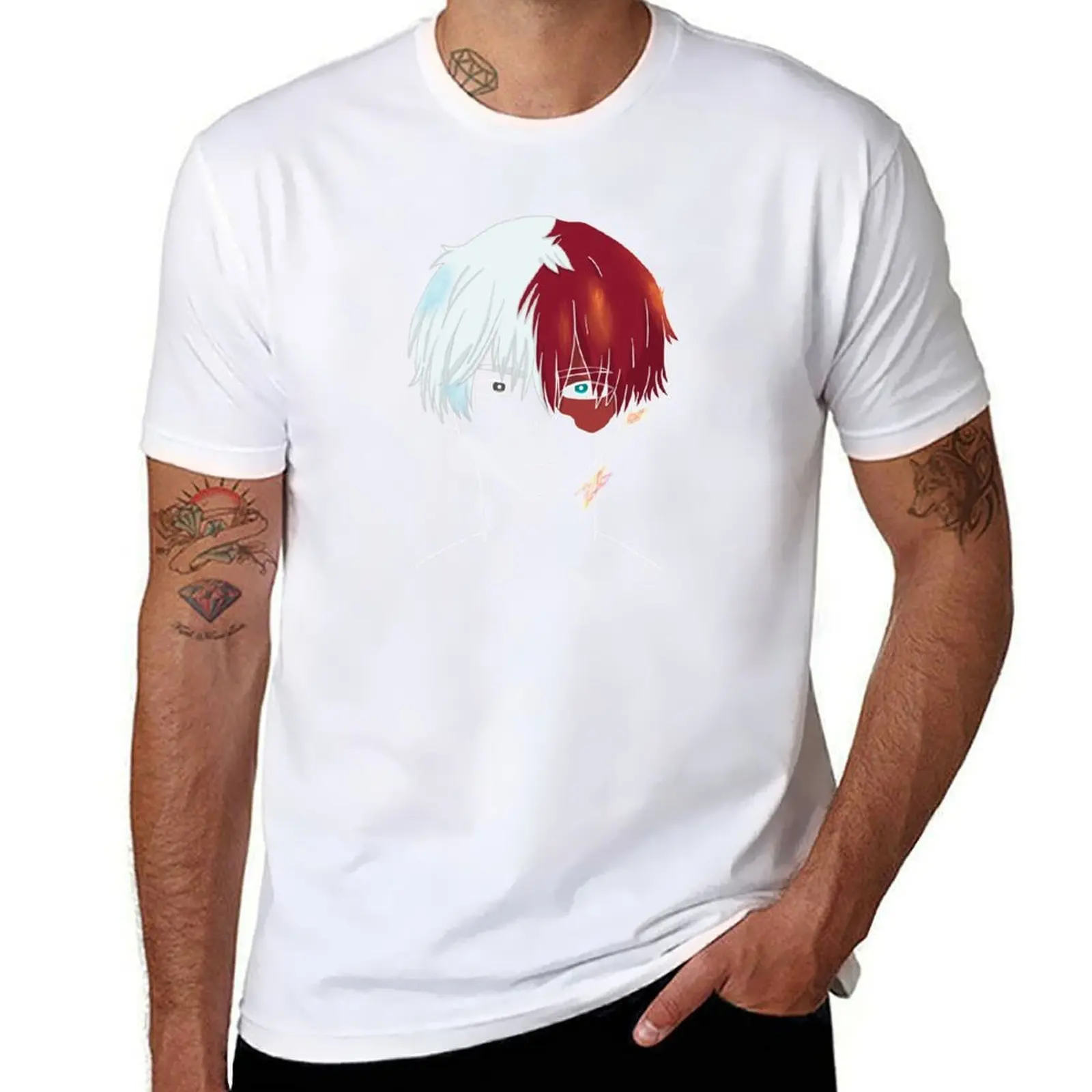 

Shoto Todoroki (BNHA) T-Shirt t shirts for man pack white man t shirts for men casual T-Shirt