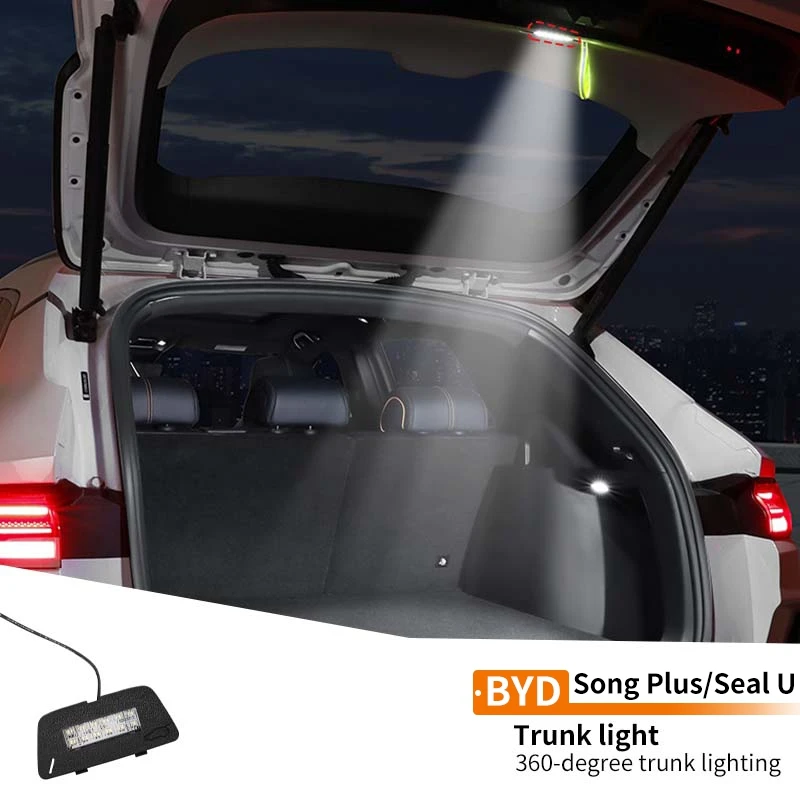 

Car Trunk Light LED Improve Night Vision Large-capacity Convenient Accessories For BYD Song Plus Sealion 06 Dmi 2020-2025