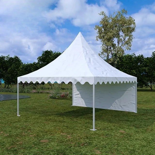 Pagoda Tent Aluminum Alloy PVC Waterproof Anti-UV Single Easily Assembled 3-10M Customized Size Outdoor Team Building Parties