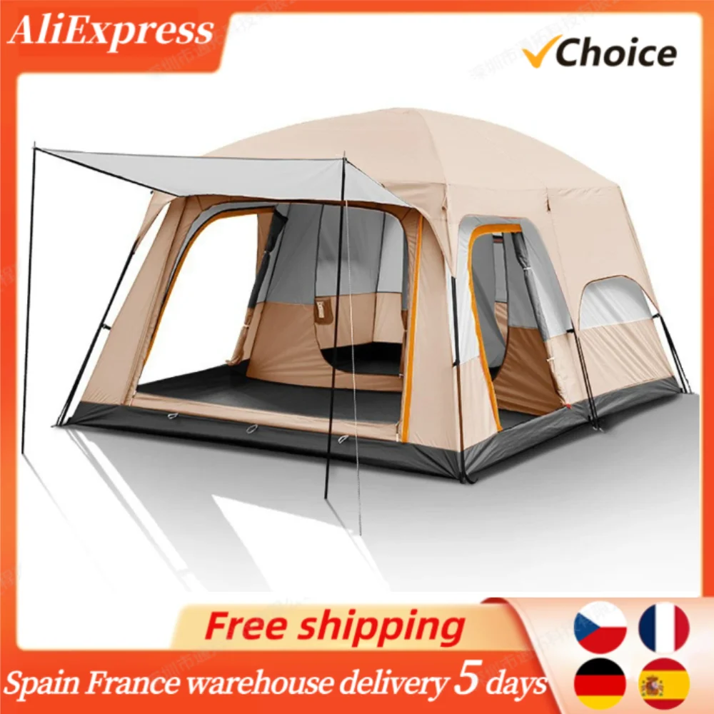 Outdoor Travel Camping Tent Portable Sunshine-proof Tent Fishing Hiking Sunshine Shelter Windproof Protecting Shelter Camping