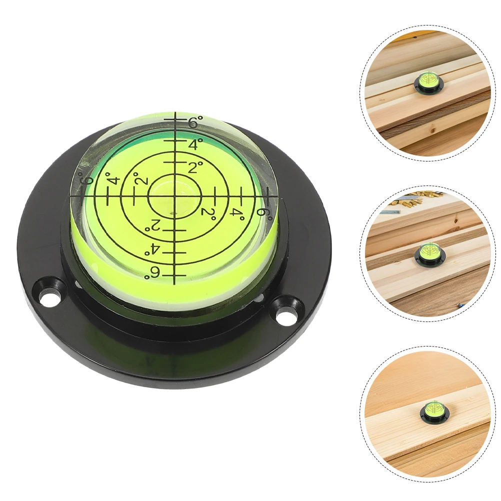 

4pcs Round Precision Leveling Compact High Accuracy Bubble Measuring Tool For Rv Pictures Universal Mini Leveler Horizontal