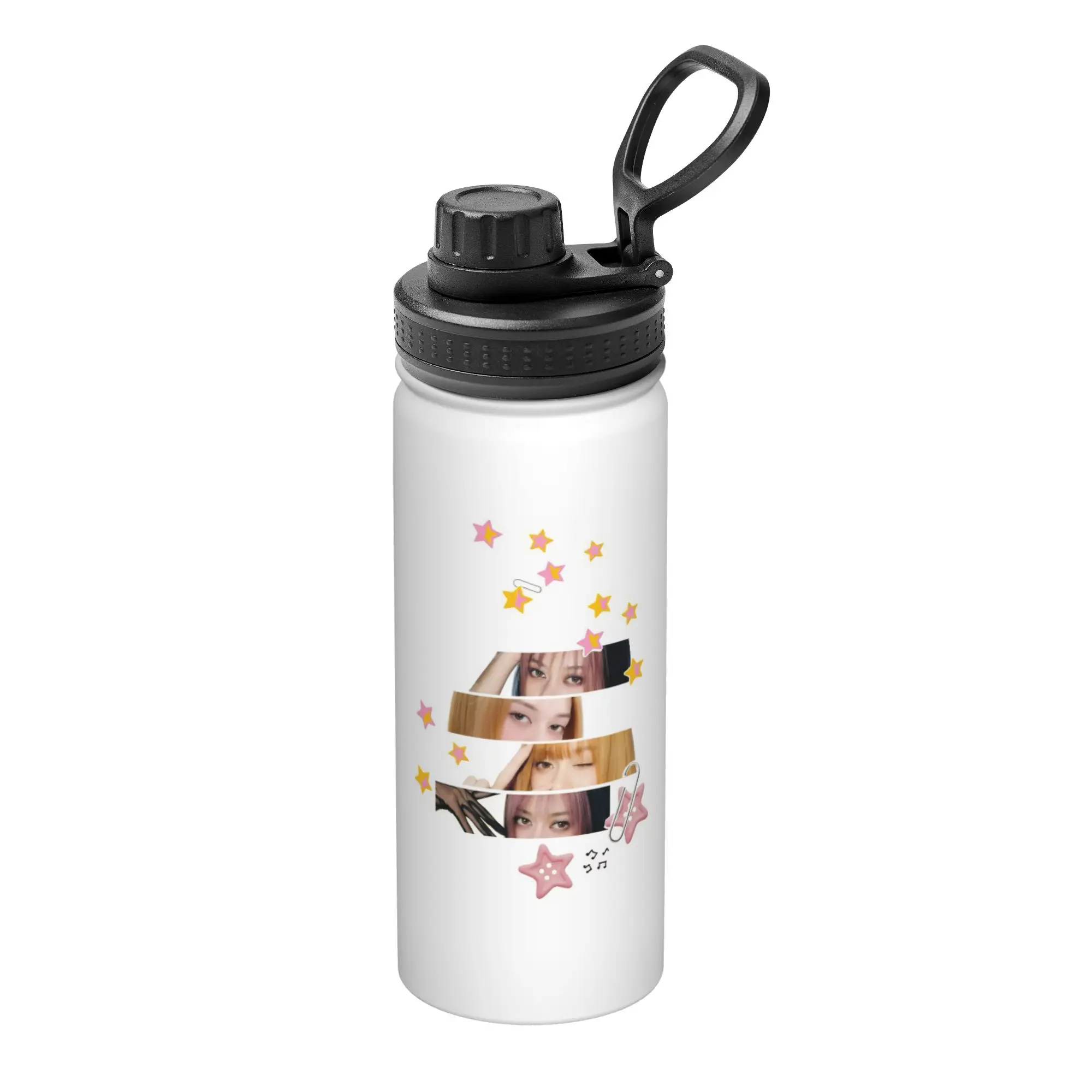 Katseyes Kpop Girl Group 18OZ Sports Insulated Kettle  Thermal Cup Vacuum Flask Smoothie Tea Mugs Water Bottle