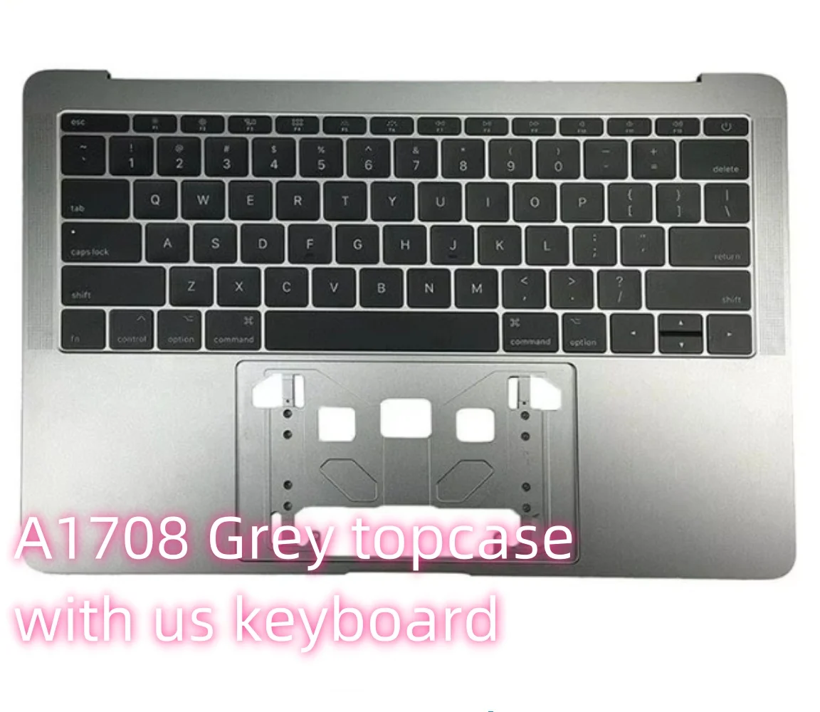 Original 95New A1708 Topcase US Keyboard For Macbook Retina Pro 13'' A1708 Top Case US Keyboard + Backlight Laptop Palmrest TopC