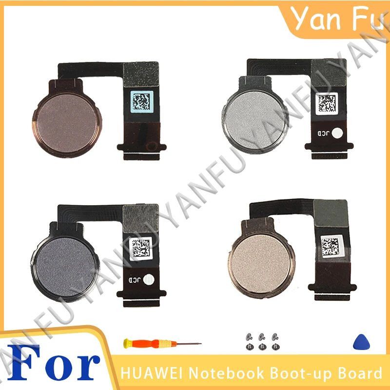 

New Home Button FingerPrint Touch ID Sensor Flex Cable Ribbon For Huawei Matebook 13/X14/X15/D14/D15 Power Button Cable Replace