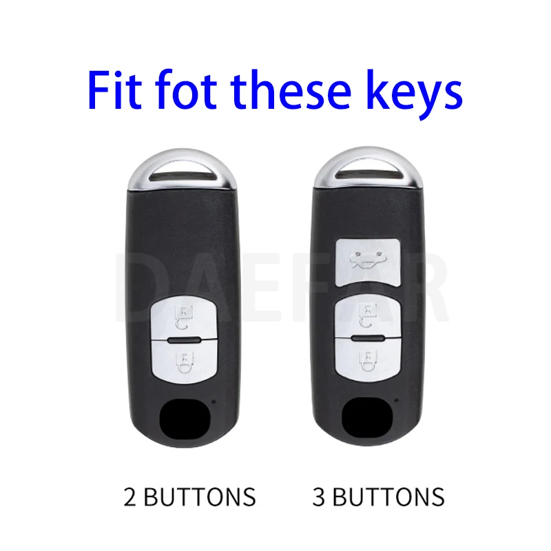 2 3 Button Car Remote Key Case Cover Shell for Mazda 2 3 5 6 BL BM GJ Atenza Axela Demio CX-3 CX3 CX-5 CX5 CX7 CX-9 CX8 Keyless