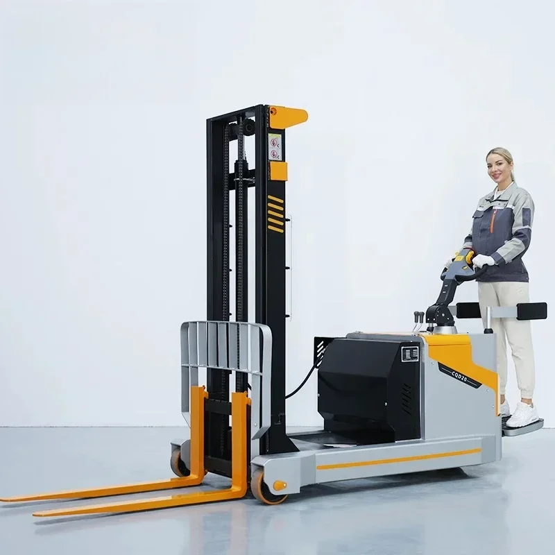 Legless Forklift Station Driver Forward Moving Electric Forklift Hydraulic Stacking and Lifting Tray Handling Vehicle