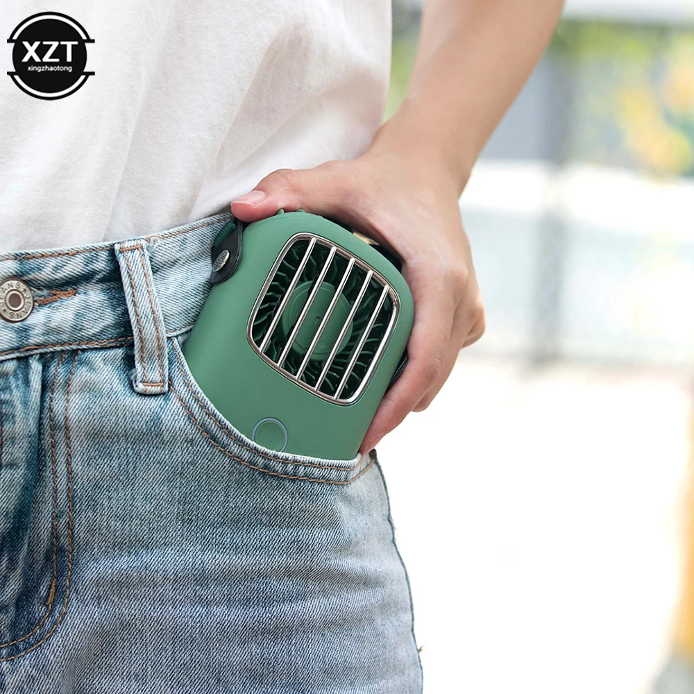 

Hanging Neck Fan Portable Mini USB Handheld Fan 3 Gears cooler Rechargeable Ventilador Outdoor Travel Silent Small Cooling Fans