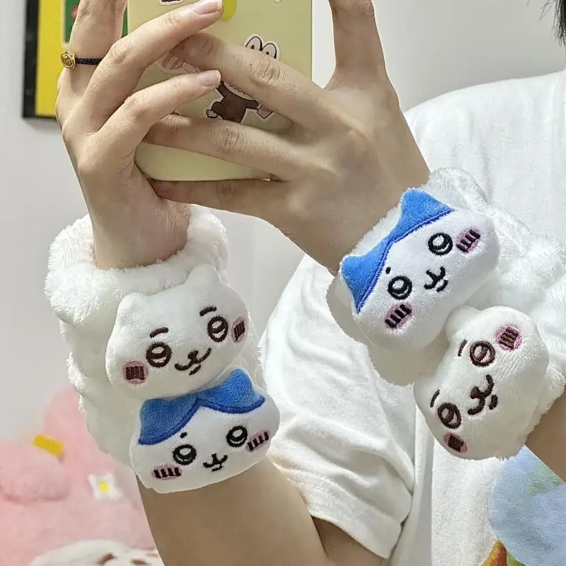 Chiikawa Face Wash Wrist Strap Kawaii Hachiware Hand Wash Anti Moisture Wrist Protection Ins Korean Cartoon Anime Friend Gift