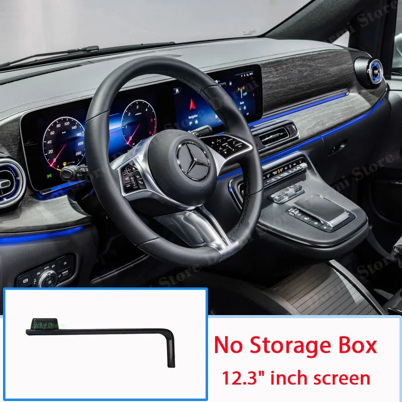 Car Phone Holder For Mercedes-Benz V-Class EQV 2024 2025 Navigation Screen Bracket Wireless Charger Stand Base Auto Accessories - Detail 1