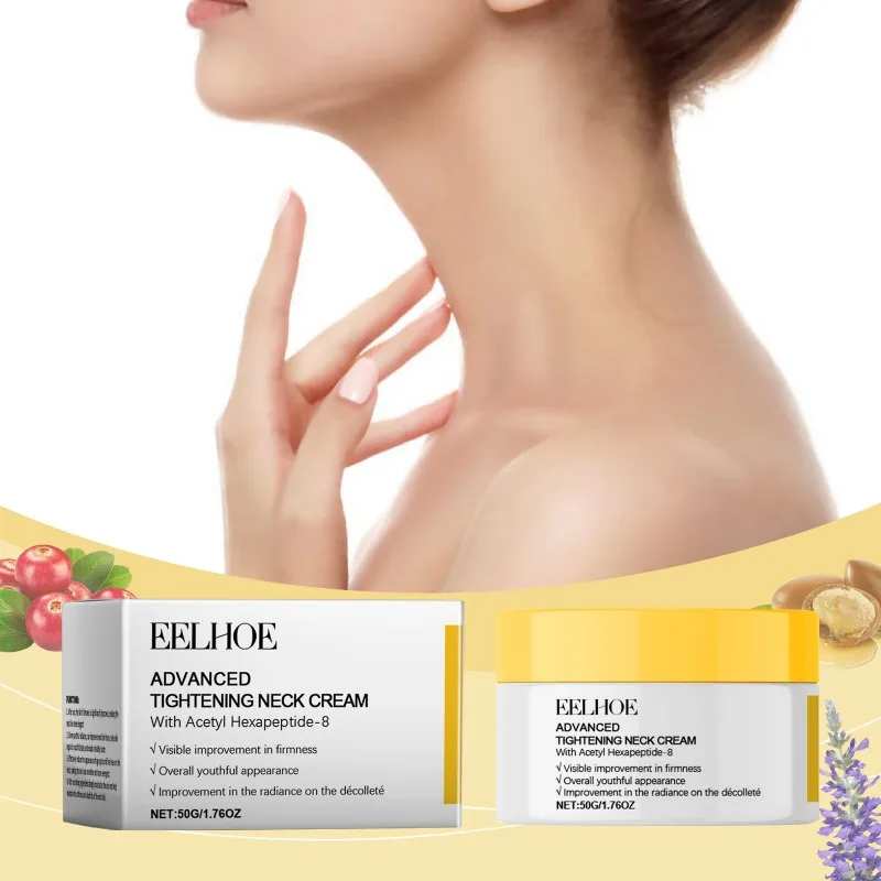 ขั้นสูงกระชับคอครีม Anti-aging Lift Rejuvenation Nourish ขจัดคอ Fine Lines ขจัด Double Chin SkinCare